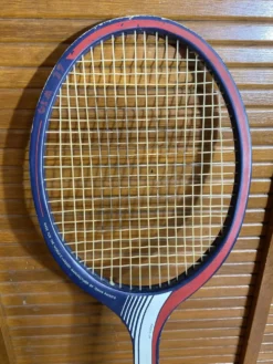 Raquette Tennis Ancienne DONNAY GLM 27 Bois + Housse Sport Vintage #E2