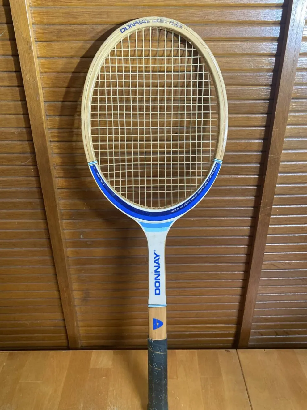 Raquette Tennis Ancienne DONNAY Lady Flex Bois Vintage #E193