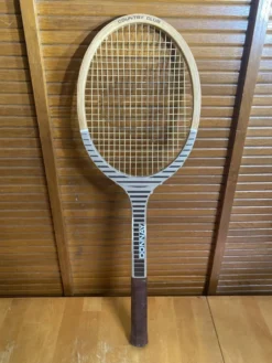 Raquette Tennis Ancienne DONNAY Country Club Bois Vintage #E192