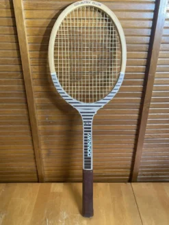 Raquette Tennis Ancienne DONNAY Country Club Bois Vintage #E192