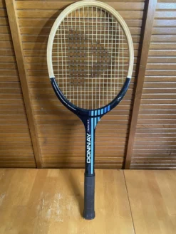 Raquette tennis ancienne donnay team gt bois + housse donnay vintage #
