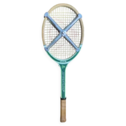 Raquette tennis ancienne dunlop club bois + protection zéphyr vintage