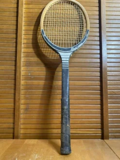 Raquette Tennis Ancienne FINO Trophy Bois Sport Vintage #E212