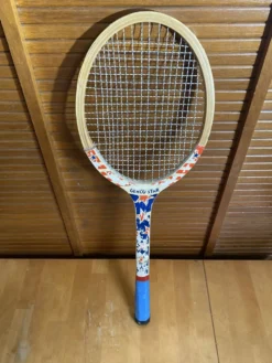 Raquette tennis ancienne gerco star bois sport vintage