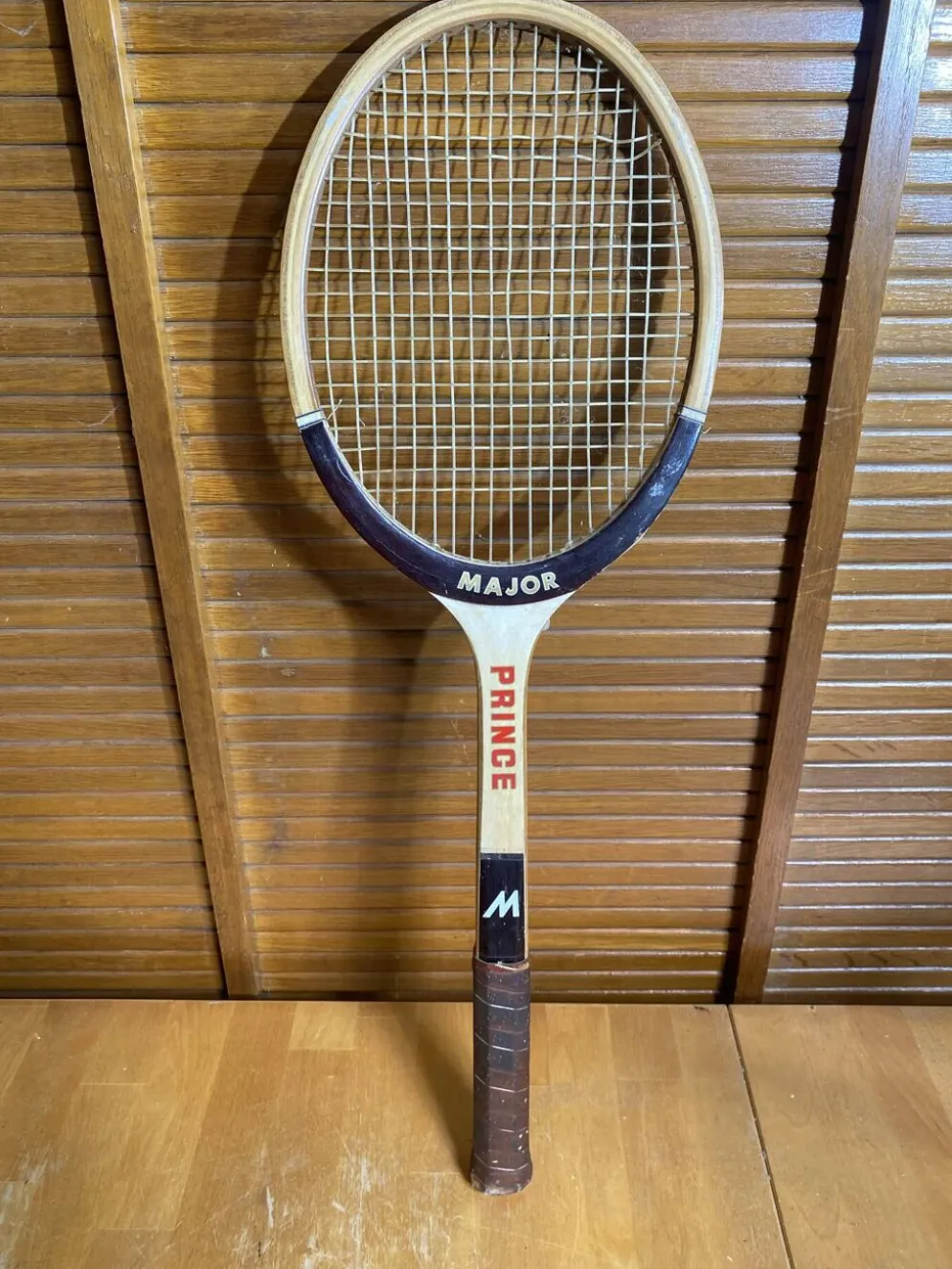 Raquette Tennis Ancienne MAJOR PRINCE Bois Sport Vintage #E215