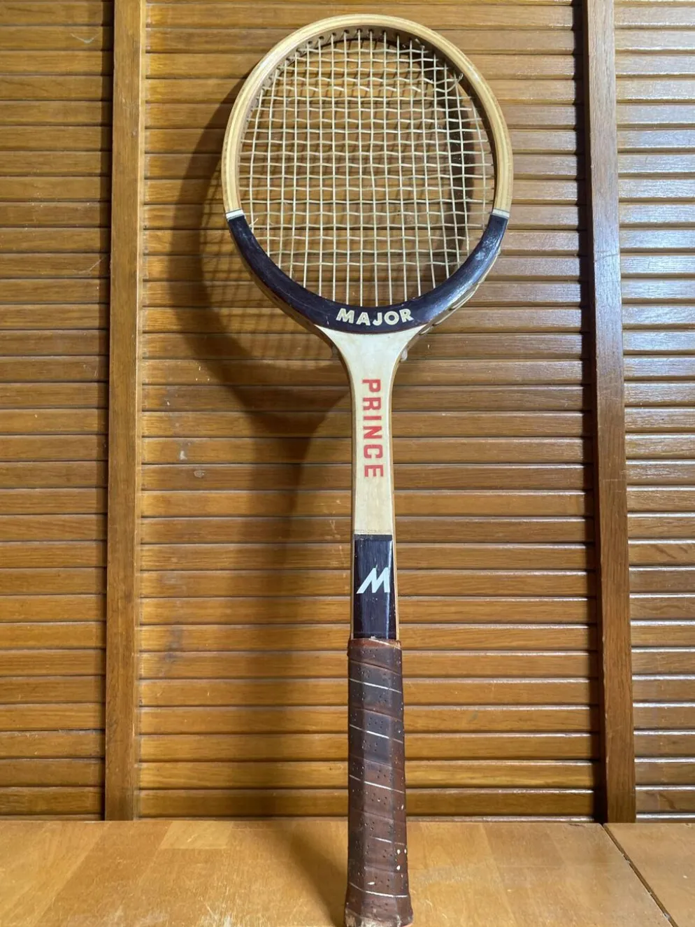 Raquette Tennis Ancienne MAJOR PRINCE Bois Sport Vintage #E215