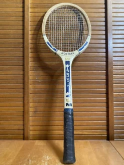 Raquette tennis ancienne montana modèle prince bois sport vintage