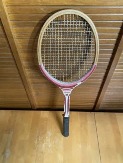 Raquette Tennis Ancienne MS Marco École 2 Bois Sport Vintage