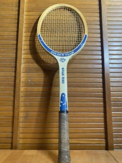 Raquette Tennis Ancienne ONE STAR Golden Team Bois Sport Vintage #E213
