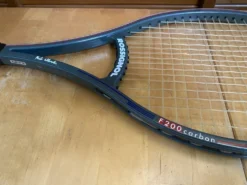 Raquette tennis ancienne rossignol f200 carbon + housse sport vintage