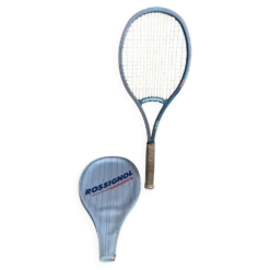 Raquette tennis ancienne rossignol f200 carbon + housse sport vintage