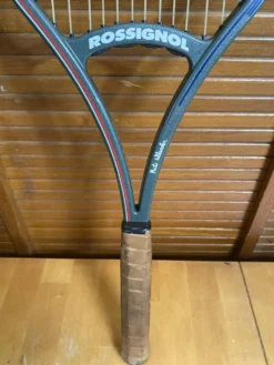 Raquette tennis ancienne rossignol f200 carbon + housse sport vintage