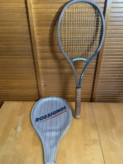Raquette tennis ancienne rossignol f200 carbon + housse sport vintage