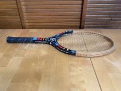 Raquette tennis ancienne sport 2000 ace mini bois + housse sport vinta