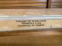 Raquette Tennis Ancienne SYDNEY Georges DENIAU Bois + DYNA Metaly Vint