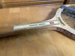 Raquette Tennis Ancienne SYDNEY Georges DENIAU Bois + DYNA Metaly Vint