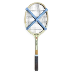 Raquette Tennis Ancienne SYDNEY Georges DENIAU Bois + DYNA Metaly Vint