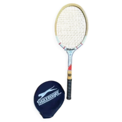 Raquette tennis ancienne wilson chris évent américain star bois vintag