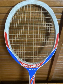 Raquette tennis ancienne wilnex gti bois sport vintage