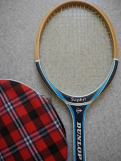 raquette tennis Dunlop Saphir sport vintage racquet 70s