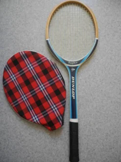raquette tennis Dunlop Saphir sport vintage racquet 70s
