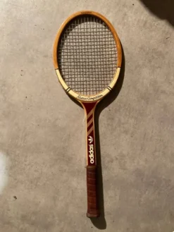 Raquette Tennis Vintage Adidas Nastase Competition + Presse Zephyr