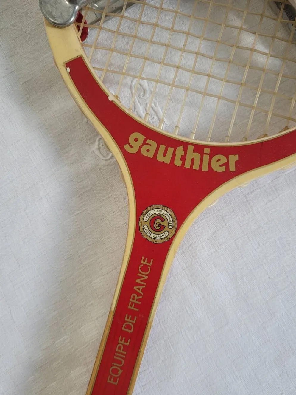 Raquette vintage Gautier en bois