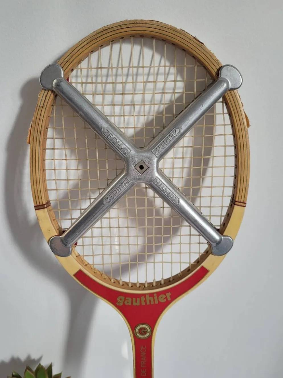 Raquette vintage Gautier en bois