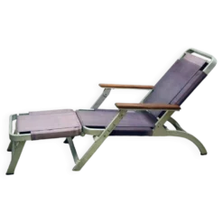 Rare deck chair from Transatlantico Michelangelo 1965