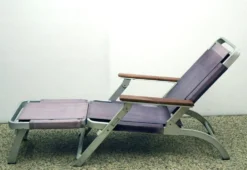 Rare deck chair from Transatlantico Michelangelo 1965