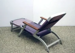 Rare deck chair from Transatlantico Michelangelo 1965