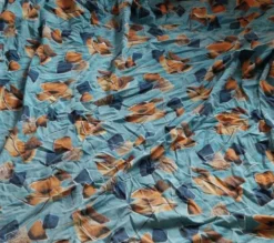 rare grand dessus de lit vintage années 60-70 France textile Bassora exclus