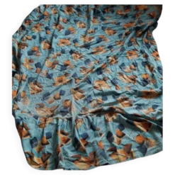 rare grand dessus de lit vintage années 60-70 France textile Bassora exclus