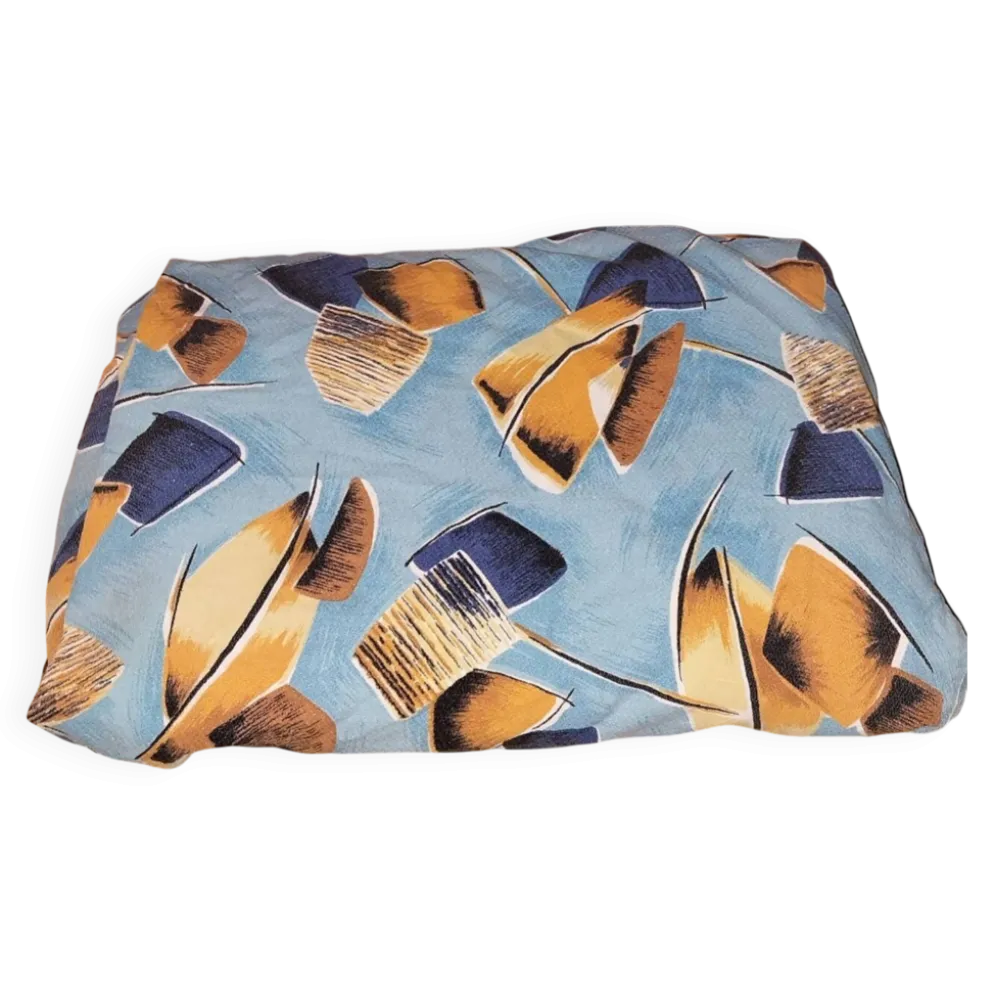 rare grand dessus de lit vintage années 60-70 France textile Bassora exclus