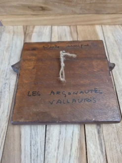 Rare miroir mural signé Les Argonautes, Vallauris.