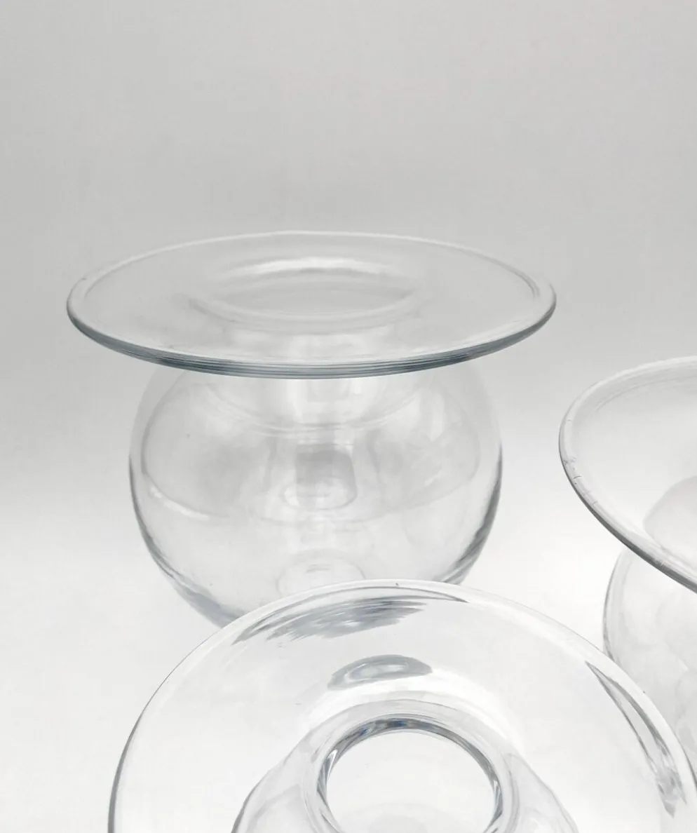 Rare Trio Vases "Saturnus" Nanny Still Riihimäen Lasi 1960