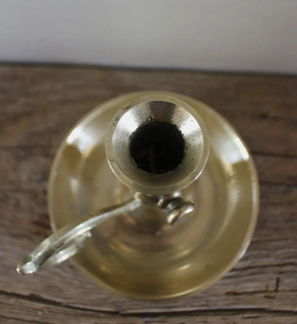 Rat de cave bougoir poussoir laiton