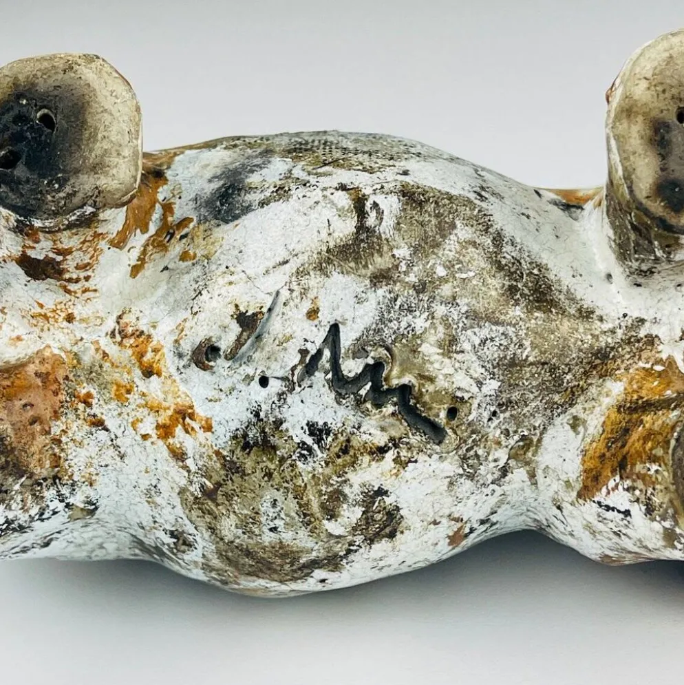 Rhinocéros en céramique, Italie, années 1970