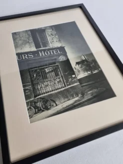 Rémy Duval – Rue des Deux Ponts, photogravure de 1946 – Encadrée sous verre 32 x 42 cm