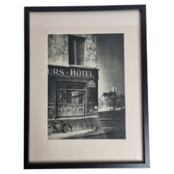 Rémy Duval – Rue des Deux Ponts, photogravure de 1946 – Encadrée sous verre 32 x 42 cm