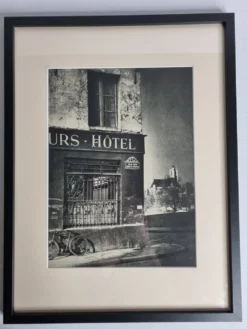Rémy Duval – Rue des Deux Ponts, photogravure de 1946 – Encadrée sous verre 32 x 42 cm