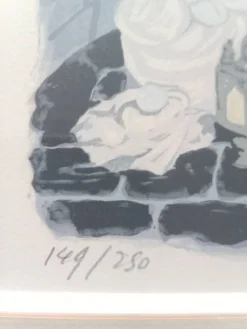 Roger chapelain-midy 1904 1992 Visite de l'Ange Lithographie 149/250