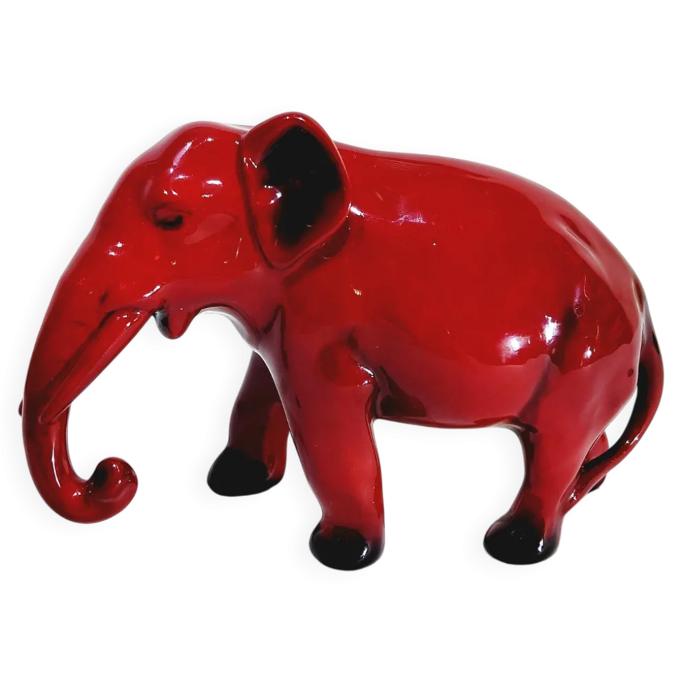 Royal Doulton - Elephant rouge