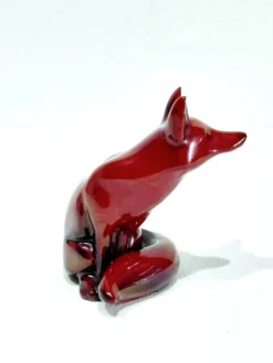 Royal Doulton Flambe - renard rouge