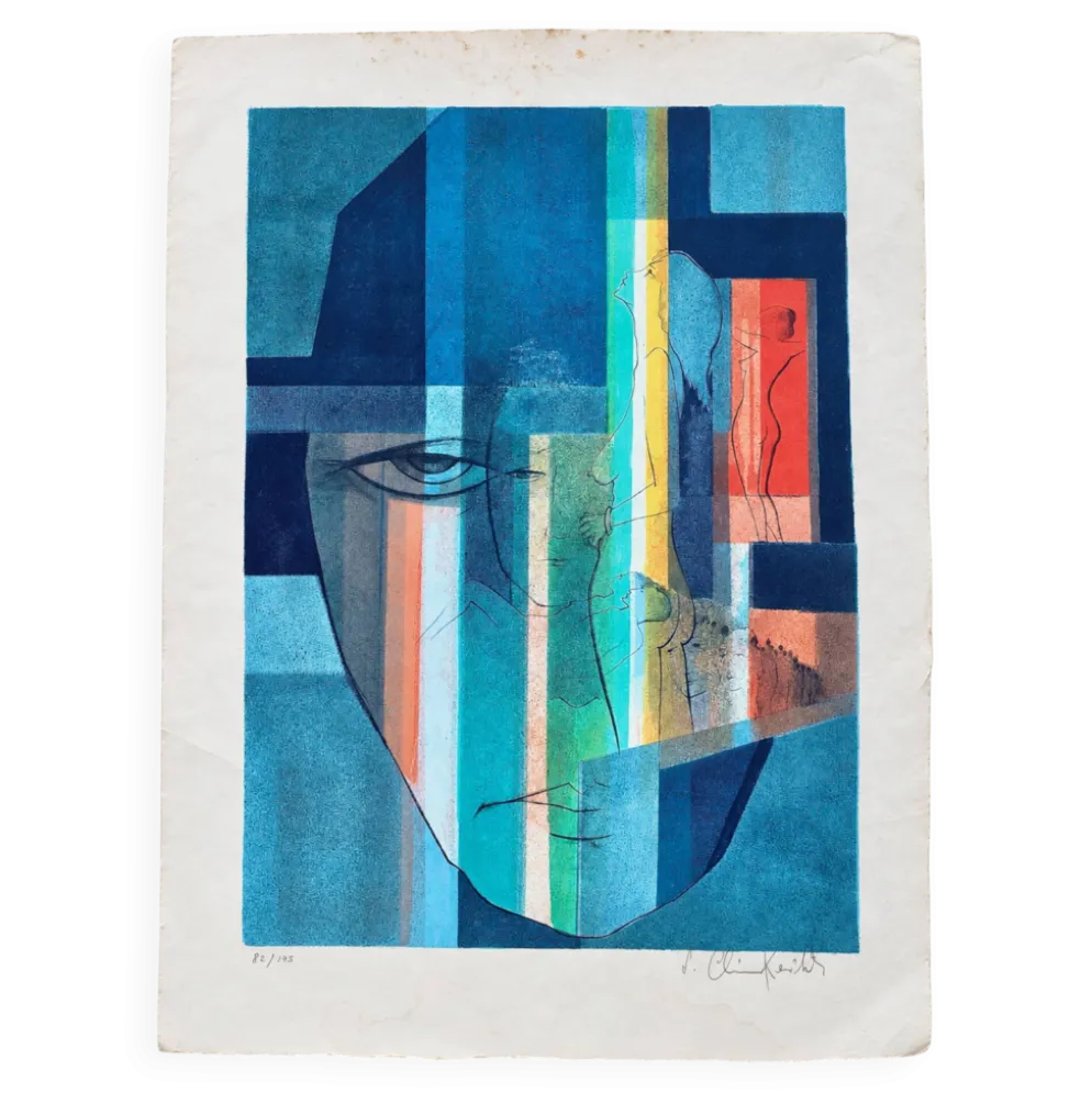 Sacha chimkevitch lithographie originale signée numérotée 82/175