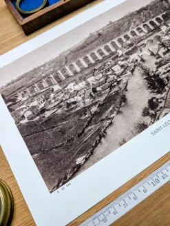 Saint-Léonard-de-Noblat, Haute-Vienne, planche photo imprimée en 1942.