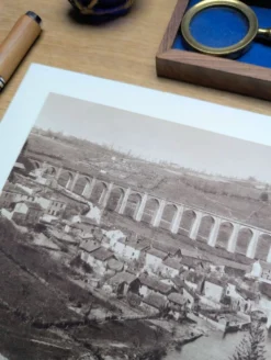 Saint-Léonard-de-Noblat, Haute-Vienne, planche photo imprimée en 1942.