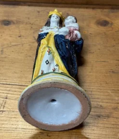Saint Marie en faience bretonne fin XIXème