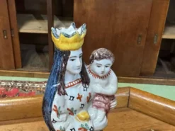Saint Marie en faience bretonne fin XIXème