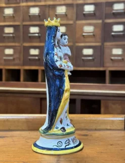 Saint Marie en faience bretonne fin XIXème